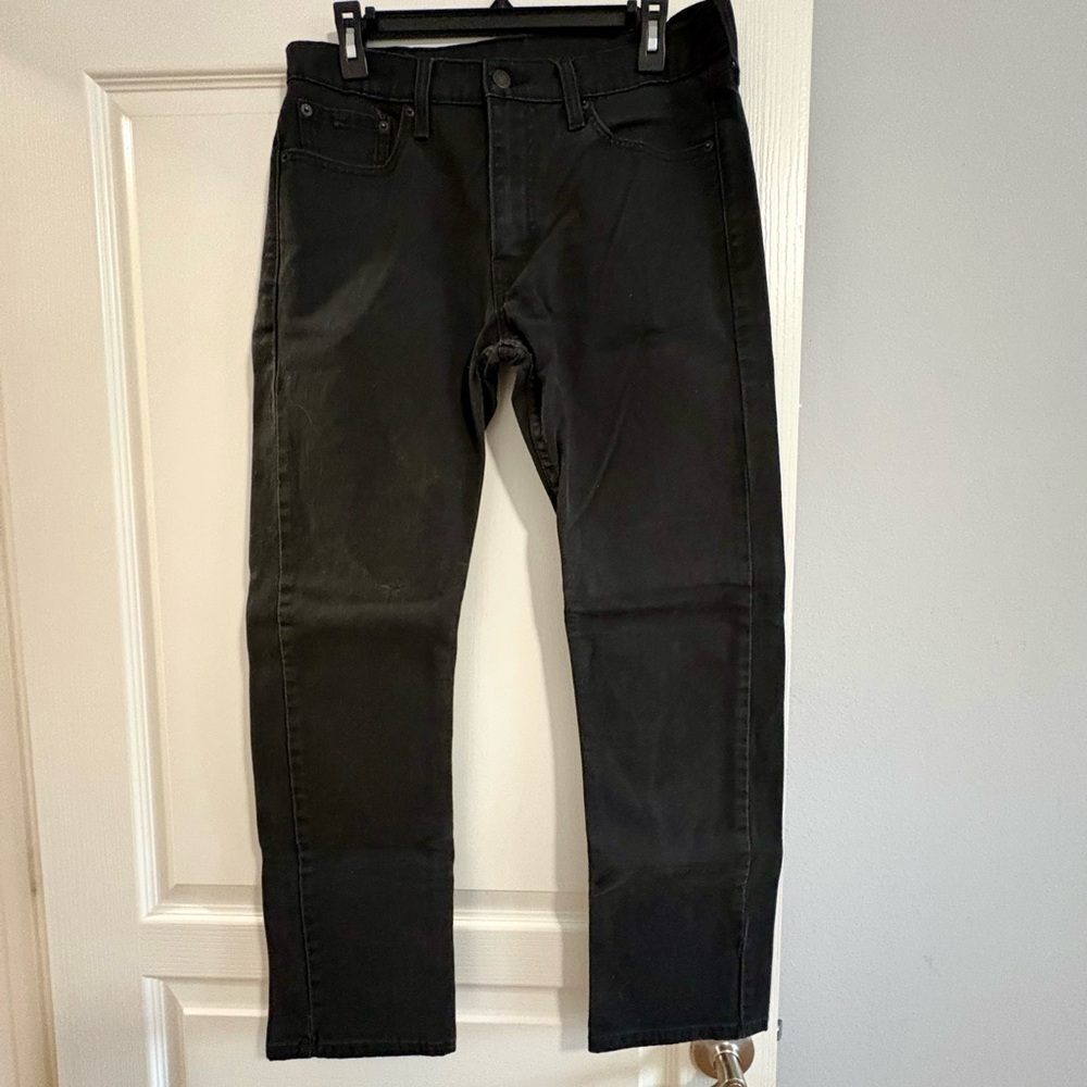 Levi's Men's Slim Straight Black Jeans